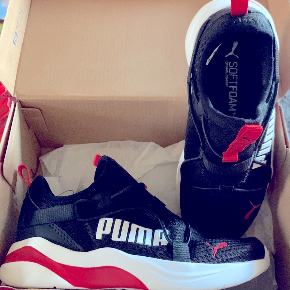 Brand new with box boys puma shoes